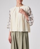 【ポール スミス/Paul Smith】のシアー チェック ブラウス エクリュ|ID: prp329100004659257 ipo3291000000033720878