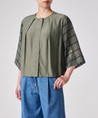 【ポール スミス/Paul Smith】のシアー チェック ブラウス カーキ|ID: prp329100004659257 ipo3291000000033720879