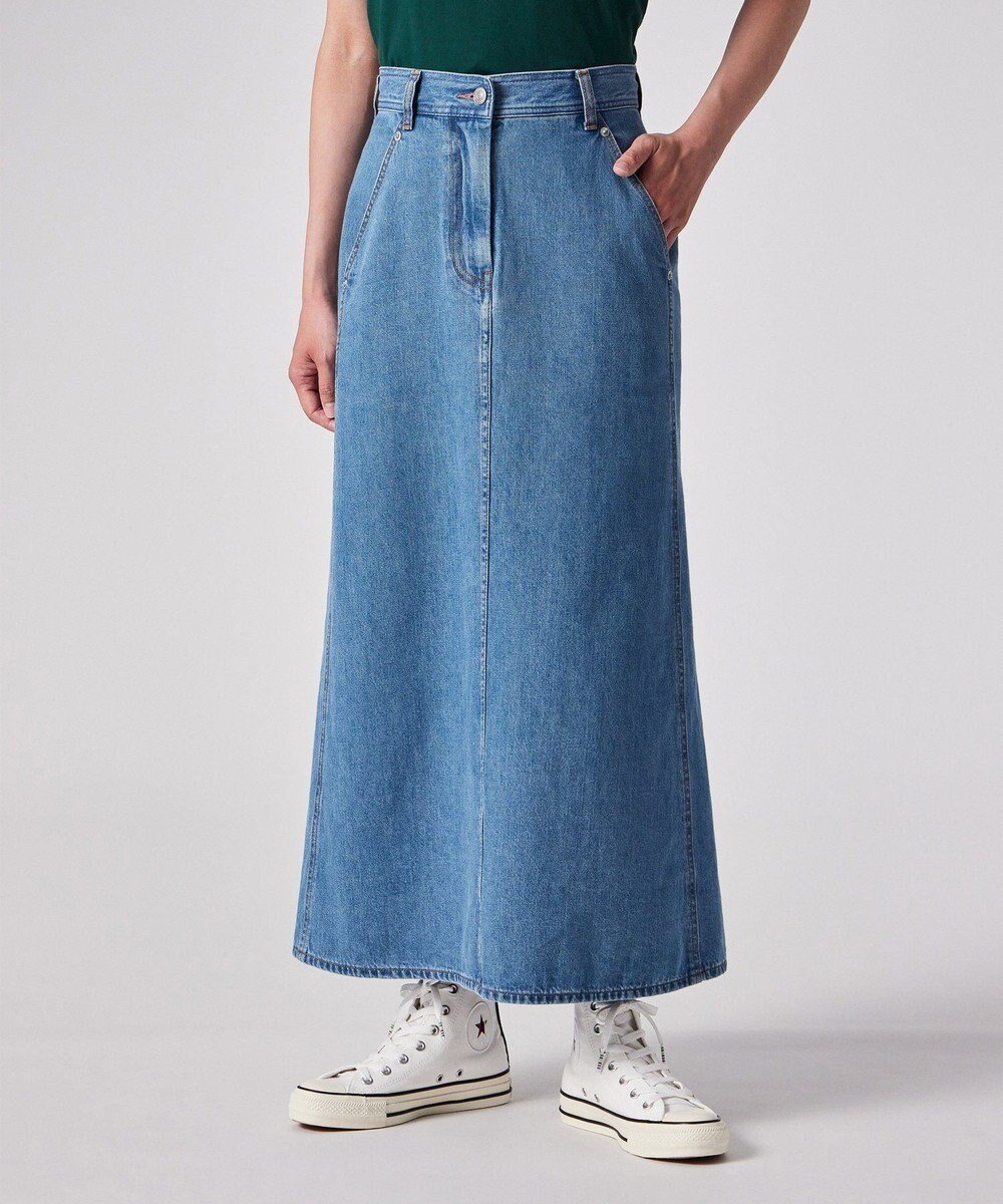 【ポール スミス/Paul Smith】のインディゴ デニム ロング スカート 人気、トレンドファッション・服の通販 founy(ファニー) 　ファッション　Fashion　レディースファッション　Fashion for Women　スカート　Skirts　デニムスカート・カジュアルスカート　Denim Skirts　インディゴ　Indigo Denim　シンプル　Simple, Minimal　ストライプ　Stripe, Striped Pattern　スリット　Slit, Slit Detail　デニム　Denim, Jeans Material　パッチ　Patch, Appliqué　ベーシック　Basic, Essential　ポケット　Pocket, Pocket Detail　ロング　Long, Long-Length　夏　Summer　S/S・春夏　SS, Spring/Summer, Warm Season　A/W・秋冬　Autumn/Winter　 other-1|ID: prp329100004659258 ipo3291000000035635571