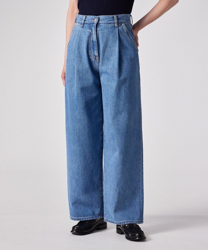 【ポール スミス/Paul Smith】のインディゴ ワイド デニムパンツ インテリア・キッズ・メンズ・レディースファッション・服の通販 founy(ファニー) https://founy.com/ ファッション Fashion レディースファッション Fashion for Women パンツ Pants & Trousers デニムパンツ・ジーンズ・美脚デニム Denim Jeans & Pants おすすめ Recommended / Our Picks インディゴ Indigo Denim コンパクト Compact, Small Size シンプル Simple, Minimal ストライプ Stripe, Striped Pattern デニム Denim, Jeans Material トレンド Trend, Trending Now パッチ Patch, Appliqué フロント Front, Front Design ポケット Pocket, Pocket Detail ワイド Wide, Wide Fit 夏 Summer S/S・春夏 SS, Spring/Summer, Warm Season A/W・秋冬 Autumn/Winter |ID: prp329100004659264 ipo3291000000035634886