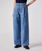 【ポール スミス/Paul Smith】のインディゴ ワイド デニムパンツ インディゴブルー|ID: prp329100004659264 ipo3291000000035634887