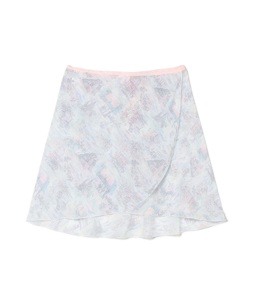 【チャコット/Chacott】の巻きスカート インテリア・キッズ・メンズ・レディースファッション・服の通販 founy(ファニー) 　ファッション　Fashion　レディースファッション　Fashion for Women　スカート　Skirts　エレガント 上品　Elegant　シフォン　Chiffon, Lightweight Fabric　プリント　Print, Printed Pattern　ピンクプリント|ID: prp329100004659363 ipo3291000000033721313