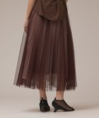 【グレース コンチネンタル/GRACE CONTINENTAL】のチュールリバーシブルスカート ブラウン|ID: prp329100004659381 ipo3291000000033721385