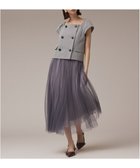 【グレース コンチネンタル/GRACE CONTINENTAL】のチュールリバーシブルスカート グレー|ID: prp329100004659381 ipo3291000000033721386