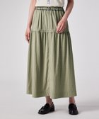【ポール スミス/Paul Smith】の【洗える】ドロストコード レーヨン スカート カーキ|ID: prp329100004659389 ipo3291000000033721414