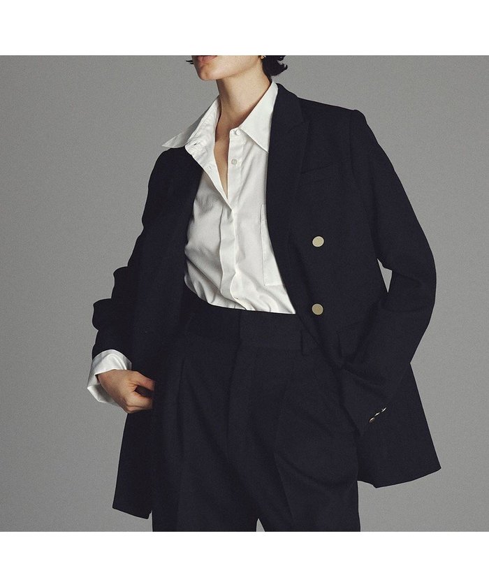 【アンクレイヴ/uncrave】のTWドビードスキン ブレザー インテリア・キッズ・メンズ・レディースファッション・服の通販 founy(ファニー) https://founy.com/ ファッション Fashion レディースファッション Fashion for Women アウター Coat / Outerwear Collection レディースジャケット・軽アウター Jackets テーラードジャケット / 通勤・きれいめスタイル Tailored Jackets & Blazers ジャケット Jacket, Outerwear ストレッチ Stretch, Stretchy Fabric デニム Denim, Jeans Material バランス Balance, Style Balance ベーシック Basic, Essential メタル Metal, Metal Parts ワイド Wide, Wide Fit A/W・秋冬 Autumn/Winter エレガント 上品 Elegant |ID: prp329100004659395 ipo3291000000033721432