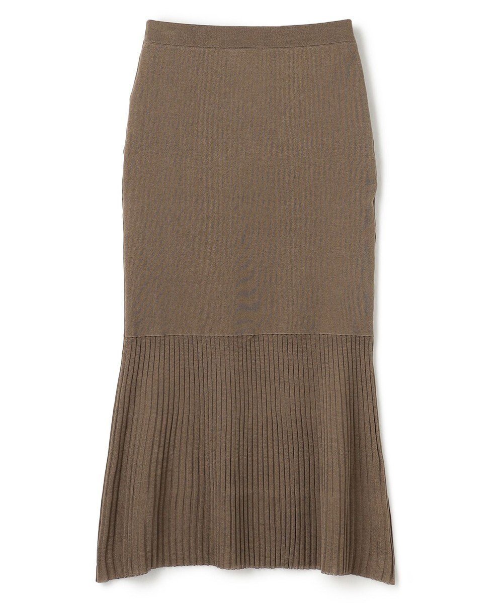 【アンクレイヴ/uncrave】のシアーニット コンビスカート インテリア・キッズ・メンズ・レディースファッション・服の通販 founy(ファニー) 　ファッション　Fashion　レディースファッション　Fashion for Women　スカート　Skirts　コンビ　Combo, Combination Style　シアー　Sheer, See-Through　フィット　Fit, Slim Fit　フレア　Flare, Flared　ワイドリブ　Wide Rib, Wide Ribbed Knit　A/W・秋冬　Autumn/Winter　モカ|ID: prp329100004659402 ipo3291000000033721462