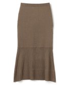 【アンクレイヴ/uncrave】のシアーニット コンビスカート モカ|ID: prp329100004659402 ipo3291000000035870197