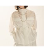 【アンクレイヴ/uncrave】のシアーオーガンジー ミリタリーブルゾン オフ|ID: prp329100004659404 ipo3291000000033721468