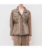 【アンクレイヴ/uncrave】のシアーオーガンジー ミリタリーブルゾン カーキベージュ|ID: prp329100004659404 ipo3291000000033721469