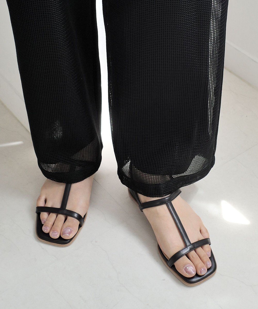 【ポインター/Pointer】の日本製 本革ゴム仕様ストラップスクエアトゥサンダル 人気、トレンドファッション・服の通販 founy(ファニー) 　ファッション　Fashion　レディースファッション　Fashion for Women　インソール　Shoe Insole　春　Spring　クッション　Cushion, Throw Pillow　抗菌　Antibacterial, Bacteria-Resistant　サンダル　Sandals, Summer Shoes　センター　Center, Center Line　ラップ　Wrap, Wrap Design　S/S・春夏　SS, Spring/Summer, Warm Season　日本製　Made In Japan　夏　Summer　 other-1|ID: prp329100004659414 ipo3291000000033721504