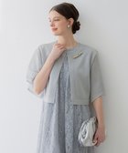 【23区/NIJYUSANKU】の【APPLAUDIR】グロッシーニット ボレロカーディガン 人気、トレンドファッション・服の通販 founy(ファニー) ファッション Fashion レディースファッション Fashion for Women トップス・カットソー Cut & Sew Tops ニット Knit Tops & Sweaters カーディガン・羽織り Layered Style Cardigans アクセサリー Fashion Accessories エレガント 上品 Elegant 春 Spring カットソー Cut and Sewn Top カーディガン Cardigan, Knitwear シアー Sheer, See-Through ショート Short, Short Length シルバー Silver, Metallic Silver スリット Slit, Slit Detail ドレス Dress, One-Piece ドレープ Drape, Draping Fabric ノースリーブ Sleeveless, No-Sleeve バランス Balance, Style Balance パーティ Party, Party Style フロント Front, Front Design ボレロ Bolero, Short Cardigan メタル Metal, Metal Parts S/S・春夏 SS, Spring/Summer, Warm Season 夏 Summer 結婚式 Wedding 2025年 2025 2025春夏・S/S Spring/Summer 2025 SS25 thumbnail シルバー系|ID: prp329100004659457 ipo3291000000034364852