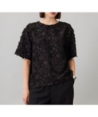 【アイシービー/iCB】の【洗える】 ヘアリーシアージャカード ブラウス ブラック系|ID: prp329100004659516 ipo3291000000033721851