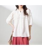 【エニィ スィス/any SiS】の【洗える】カットワークエンブロイダリー ブラウス オフ|ID: prp329100004659518 ipo3291000000034911317