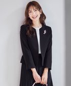 【エニィ スィス/any SiS】の【洗える】セレモニーダブルクロス クルーカラー ジャケット ブラック|ID: prp329100004659538 ipo3291000000033721921