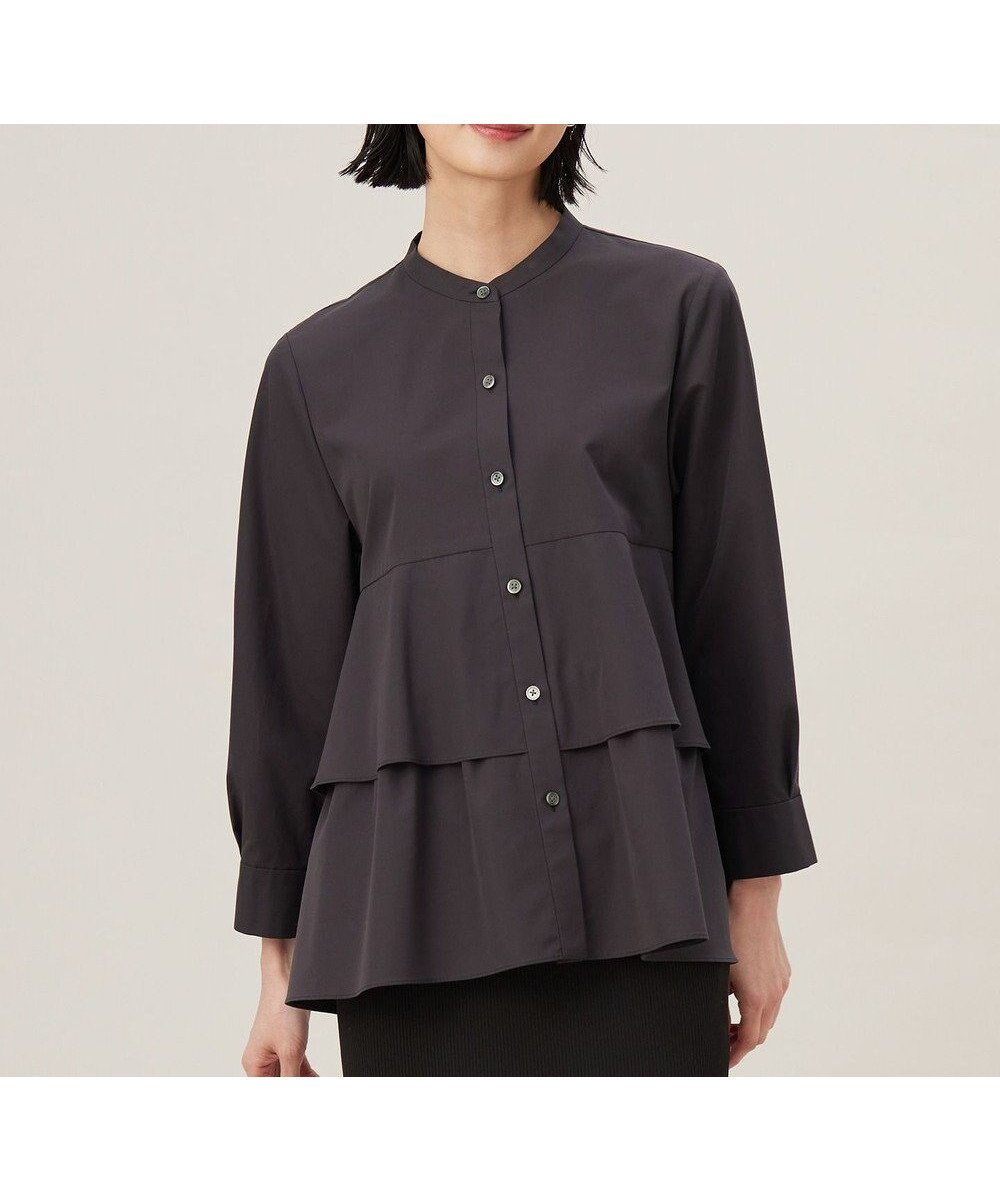 【自由区/JIYU-KU】の【洗える】コットンティアード ブラウス インテリア・キッズ・メンズ・レディースファッション・服の通販 founy(ファニー) ファッション Fashion レディースファッション Fashion for Women トップス・カットソー Cut & Sew Tops シャツ・ブラウス・オフィスカジュアル Elegant Blouses & Button-Ups コンパクト Compact, Small Size シンプル Simple, Minimal チュニック Tunic, Long Top ティアード Tiered, Tiered Style バランス Balance, Style Balance フレア Flare, Flared 夏 Summer 春 Spring S/S・春夏 SS, Spring/Summer, Warm Season 洗える Machine Washable バーント|ID: prp329100004659540 ipo3291000000034337717