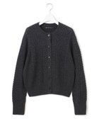【23区/NIJYUSANKU】の【先行予約/洗える】カシミヤブレンド ケーブルニットカーディガン グレー系|ID: prp329100004659548 ipo3291000000033721960
