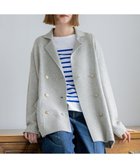 【23区/NIJYUSANKU】の【見上愛さん着用/Oggi11月号掲載】カシミヤブレンド ニット ジャケット ライトグレー系|ID: prp329100004659550 ipo3291000000034071339