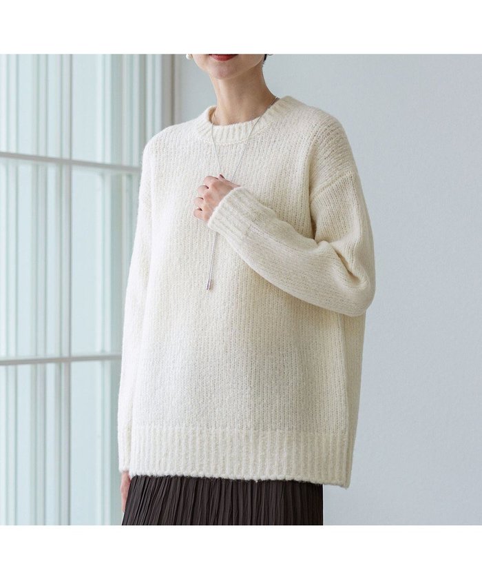 【23区/NIJYUSANKU】の【見上愛さん着用/STORY・VERY掲載】ブラッシュドエアーウール ファンシーニット インテリア・キッズ・メンズ・レディースファッション・服の通販 founy(ファニー) https://founy.com/ 雑誌掲載アイテム Magazine Picks & Fashion Features ファッション雑誌 Fashion Magazines ストーリィ STORY ヴェリィ VERY ファッション Fashion レディースファッション Fashion for Women トップス・カットソー Cut & Sew Tops ニット Knit Tops & Sweaters 1月号 January Issue イタリア Italy コレクション Collection, Seasonal Line 12月号 December Issue シンプル Simple, Minimal セーター Sweater, Knitwear 雑誌 Magazine, Fashion Magazine マフラー Scarf, Muffler リラックス Relax, Relaxed Fit A/W・秋冬 Autumn/Winter 冬 Winter / This Winter 2025年 2025 2025-2026秋冬・A/W Autumn/Winter 2025–26 AW25–26 |ID: prp329100004659551 ipo3291000000035378414