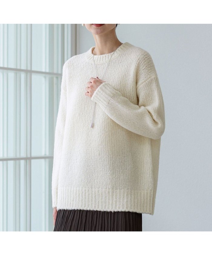 【23区/NIJYUSANKU】の【見上愛さん着用/STORY・VERY掲載】ブラッシュドエアーウール ファンシーニット インテリア・キッズ・メンズ・レディースファッション・服の通販 founy(ファニー) https://founy.com/ 雑誌掲載アイテム Magazine Picks & Fashion Features ファッション雑誌 Fashion Magazines ストーリィ STORY ヴェリィ VERY ファッション Fashion レディースファッション Fashion for Women トップス・カットソー Cut & Sew Tops ニット Knit Tops & Sweaters 1月号 January Issue イタリア Italy コレクション Collection, Seasonal Line 12月号 December Issue シンプル Simple, Minimal セーター Sweater, Knitwear 雑誌 Magazine, Fashion Magazine マフラー Scarf, Muffler リラックス Relax, Relaxed Fit A/W・秋冬 Autumn/Winter 冬 Winter / This Winter 2025年 2025 2025-2026秋冬・A/W Autumn/Winter 2025–26 AW25–26 |ID: prp329100004659551 ipo3291000000035607217