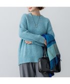 【23区/NIJYUSANKU】の【見上愛さん着用/STORY・VERY掲載】ブラッシュドエアーウール ファンシーニット スカイブルー系|ID: prp329100004659551 ipo3291000000035607224