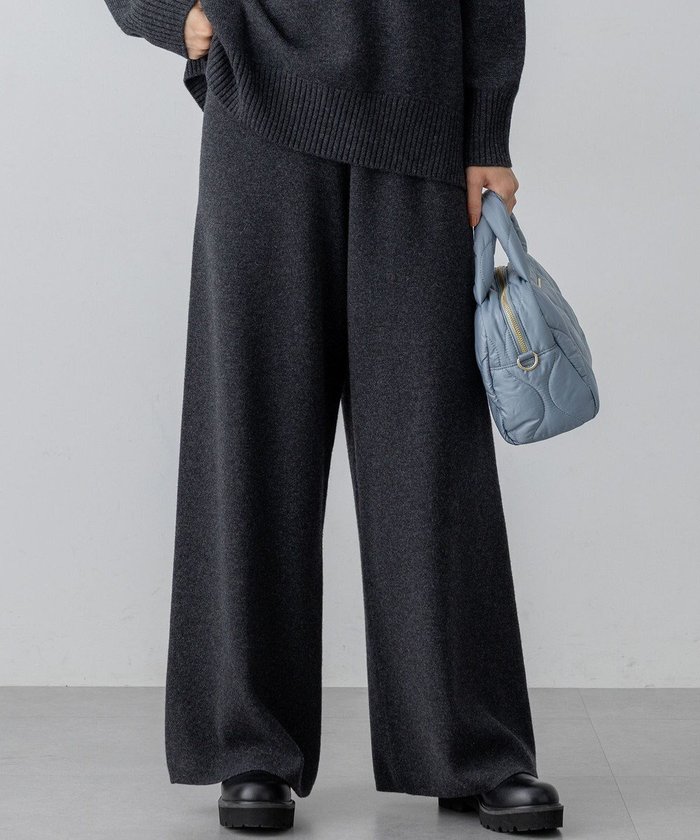 【23区/NIJYUSANKU】の【見上愛さん着用/洗える】カシミヤブレンド ニット パンツ インテリア・キッズ・メンズ・レディースファッション・服の通販 founy(ファニー) https://founy.com/ ファッション Fashion レディースファッション Fashion for Women パンツ Pants & Trousers イタリア Italy 洗える Machine Washable パターン Pattern, Design Print リュクス Luxury, Elegant, High-End, Chic ワイド Wide, Wide Fit A/W・秋冬 Autumn/Winter 冬 Winter / This Winter エレガント 上品 Elegant 2025年 2025 2025-2026秋冬・A/W Autumn/Winter 2025–26 AW25–26 |ID: prp329100004659553 ipo3291000000033920560