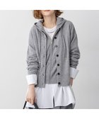 【23区/NIJYUSANKU】の【見上愛さん着用/STORY掲載】ピュアカシミヤ クルーネック カーディガン ライトグレー系|ID: prp329100004659554 ipo3291000000033721986