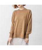 【23区/NIJYUSANKU】の【見上愛さん着用/Oggi・STORY掲載】ピュアカシミヤ クルーネック ニット キャメル系|ID: prp329100004659557 ipo3291000000035373900