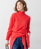 【23区/NIJYUSANKU】の【見上愛さん着用/洗える】ピュアカシミヤ タートルネック ニット オレンジ系|ID: prp329100004659560 ipo3291000000033722023