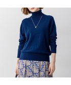 【23区/NIJYUSANKU】の【滝沢眞規子さん着用/BAILA掲載/洗える】ピュアカシミヤ タートルネック ニット ブルー系|ID: prp329100004659560 ipo3291000000035607380