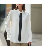 【アイシービー/iCB】の【WEB限定カラーあり】マラボーテWジョーゼット ボウタイ付きシャツカラートップス 人気、トレンドファッション・服の通販 founy(ファニー) ファッション Fashion レディースファッション Fashion for Women トップス・カットソー Cut & Sew Tops シャツ・ブラウス・オフィスカジュアル Elegant Blouses & Button-Ups ロングTシャツ・Tシャツ Longline T-Shirts & Tees カットソー・ベーシックTシャツ Cut-and-Sewn Tops / Stretch Tees & Basics インナー Innerwear カットソー Cut and Sewn Top カフス Cuff Design ジャケット Jacket, Outerwear ジョーゼット Georgette, Semi-Sheer Fabric 人気 Popular, Best Seller 羽織 Haori, Light Jacket マニッシュ Mannish, Boyish レース Lace, Lace Fabric A/W・秋冬 Autumn/Winter おすすめ Recommended / Our Picks セレモニー Ceremony ビジネス 仕事 通勤 Business / Work / Commuting 2025年 2025 2025-2026秋冬・A/W Autumn/Winter 2025–26 AW25–26 thumbnail オフホワイト|ID: prp329100004659591 ipo3291000000034157632