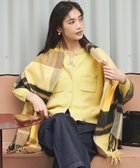 【23区/NIJYUSANKU】の【VERY掲載】カシミヤ チェック ストール イエロー系|ID: prp329100004659597 ipo3291000000035555533