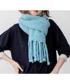 【23区/NIJYUSANKU】の【見上愛さん着用/STORY掲載】ブラッシュドエアーウール ニット マフラー スカイブルー系|ID: prp329100004659610 ipo3291000000035387532