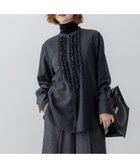 【23区/NIJYUSANKU】の【先行予約/洗える】TWボイル フリルディテール ブラウス グレー系|ID: prp329100004659612 ipo3291000000033832867