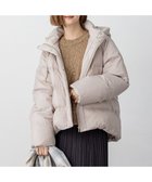 【23区/NIJYUSANKU】の【見上愛さん着用/洗える/撥水加工】シレータフタ コンパクト ダウンコート ベージュ系|ID: prp329100004659613 ipo3291000000033732597