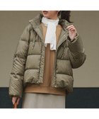 【23区/NIJYUSANKU】の【滝沢眞規子さん着用/VERY掲載】シレータフタ コンパクト ダウンコート カーキ系|ID: prp329100004659613 ipo3291000000035117427