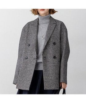 【23区/NIJYUSANKU】の【見上愛さん着用/先行予約】ループミックスツイード ダブル ジャコット 人気、トレンドファッション・服の通販 founy(ファニー) ファッション Fashion レディースファッション Fashion for Women アウター Coat / Outerwear Collection レディースジャケット・軽アウター Jackets ウォーム Warm Fabric シンプル Simple, Minimal ジャケット Jacket, Outerwear ダブル Double, Double-Breasted ツイード Twill, Twill Weave ネップ Nepp, Slub Yarn ハウンドトゥース Houndstooth, Dogtooth Check バランス Balance, Style Balance ボトム Bottoms, Lower Wear マニッシュ Mannish, Boyish メランジ Melange, Mixed Yarn モノトーン Monotone, Black and White 冬 Winter / This Winter A/W・秋冬 Autumn/Winter 新作・新入荷 New Arrivals / New In おすすめ Recommended / Our Picks 2025年 2025 2025-2026秋冬・A/W Autumn/Winter 2025–26 AW25–26 |ID:prp329100004659616