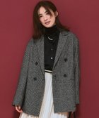 【23区/NIJYUSANKU】の【見上愛さん着用/Oggi11月号掲載】ループミックスツイード ダブル ジャコット モノトーン|ID: prp329100004659616 ipo3291000000034329818