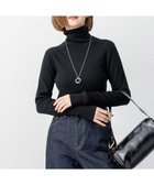 【23区/NIJYUSANKU】の【見上愛さん着用/WEB限定カラーあり】ウーステッドウール リブタートル ニット ブラック系|ID: prp329100004659617 ipo3291000000033722240