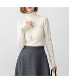 【23区/NIJYUSANKU】の【見上愛さん着用/WEB限定カラーあり】ウーステッドウール リブタートル ニット ホワイト系|ID: prp329100004659617 ipo3291000000033722241