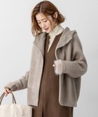 【23区/NIJYUSANKU】の【先行予約/洗える】ラクーンブレンドダブルフェイス ニット フーディー ベージュ系|ID: prp329100004659621 ipo3291000000033722264