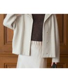 【23区/NIJYUSANKU】の【VERY掲載】ラクーンブレンドダブルフェイス ニット フーディー アイボリー系|ID: prp329100004659621 ipo3291000000034329837