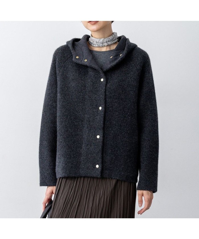 【23区/NIJYUSANKU】の【VERY掲載】ラクーンブレンドダブルフェイス ニット フーディー インテリア・キッズ・メンズ・レディースファッション・服の通販 founy(ファニー) https://founy.com/ 雑誌掲載アイテム Magazine Picks & Fashion Features ファッション雑誌 Fashion Magazines ヴェリィ VERY ファッション Fashion レディースファッション Fashion for Women アウター Coat / Outerwear Collection レディースジャケット・軽アウター Jackets 1月号 January Issue インナー Innerwear カーディガン Cardigan, Knitwear コーディガン Coatigan, Knit Coat ジャケット Jacket, Outerwear 雑誌 Magazine, Fashion Magazine ダブル Double, Double-Breasted トレンド Trend, Trending Now ドット Polka Dot, Dot Pattern フェイス Face, Facial Design ポケット Pocket, Pocket Detail A/W・秋冬 Autumn/Winter 冬 Winter / This Winter エレガント 上品 Elegant 2025年 2025 2025-2026秋冬・A/W Autumn/Winter 2025–26 AW25–26 |ID: prp329100004659621 ipo3291000000035421983