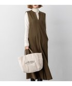 【23区/NIJYUSANKU】のウールミルドジャージー ボックスタック ジャンパースカート カーキ系|ID: prp329100004659624 ipo3291000000034145691