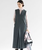 【23区/NIJYUSANKU】のウールミルドジャージー ボックスタック ジャンパースカート グレー系|ID: prp329100004659624 ipo3291000000035544531