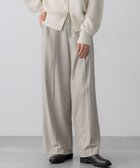 【23区/NIJYUSANKU】のラメミックスツイード タック ワイド パンツ ベージュ系|ID: prp329100004659628 ipo3291000000033871524