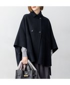 【23区/NIJYUSANKU】の【見上愛さん着用/先行予約】ウールライトリバー ポンチョシルエット コート ブラック系|ID: prp329100004659630 ipo3291000000033722307