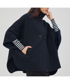 【23区/NIJYUSANKU】の【見上愛さん着用/Oggi12月号掲載】ウールライトリバー ポンチョシルエット コート ブラック系|ID: prp329100004659630 ipo3291000000034486237