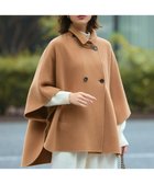 【23区/NIJYUSANKU】の【見上愛さん着用/Oggi12月号掲載】ウールライトリバー ポンチョシルエット コート キャメル系|ID: prp329100004659630 ipo3291000000035392338