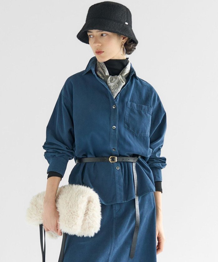 【23区/NIJYUSANKU】の【見上愛さん着用/先行予約】コットン コーデュロイ シャツ インテリア・キッズ・メンズ・レディースファッション・服の通販 founy(ファニー) https://founy.com/ ファッション Fashion レディースファッション Fashion for Women トップス・カットソー Cut & Sew Tops シャツ・ブラウス・オフィスカジュアル Elegant Blouses & Button-Ups コーデュロイ Corduroy, Cord Fabric トレンド Trend, Trending Now 羽織 Haori, Light Jacket A/W・秋冬 Autumn/Winter 冬 Winter / This Winter おすすめ Recommended / Our Picks 2025年 2025 2025-2026秋冬・A/W Autumn/Winter 2025–26 AW25–26 |ID: prp329100004659631 ipo3291000000033846800